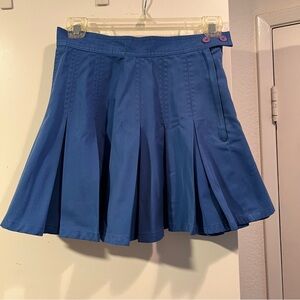 Blue Pleated Women’s Tennis Skirt